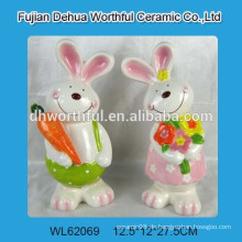 Personalisierte Keramik-Kaninchen-Figuren für 2015 Ostern Dekoration